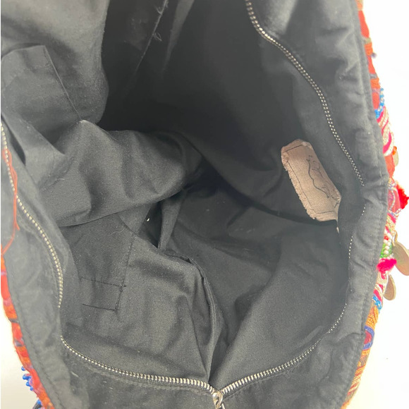 Simone Camille Embroidered Beaded Boho Bag Vintage Antique Textiles EUC - Picture 16 of 16